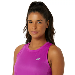 Áo Tank Top chạy bộ ASICS SILVER Nữ - 2012C621.520