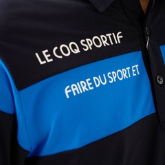 Áo Polo le coq sportif golf Nam QGMXJA19V-BK00