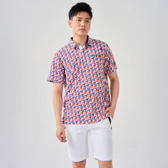 Áo Polo le coq sportif golf Nam QGMXJA05V-RD00