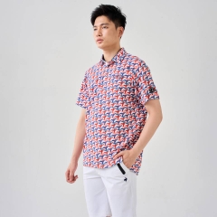 Áo Polo le coq sportif golf Nam QGMXJA05V-RD00