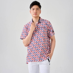 Áo Polo le coq sportif golf Nam QGMXJA05V-RD00