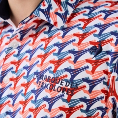 Áo Polo le coq sportif golf Nam QGMXJA05V-RD00