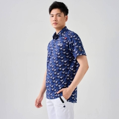 Áo Polo le coq sportif golf Nam QGMXJA05V-NV00