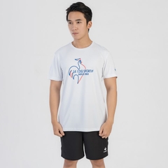 Áo thun le coq sportif Nam - QTMXJA07V-WH