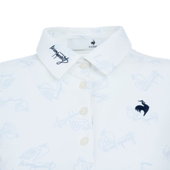 Áo Polo le coq golf Nữ LG5FHS03LV-WH00