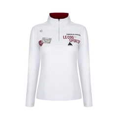 Áo Polo dài tay le coq golf Nữ LG6FLSG2LV-WH00