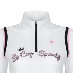 Áo Polo dài tay le coq golf Nữ LG6FLSG1LV-WH00