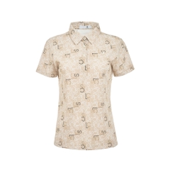 Áo Polo le coq golf Nữ LG6SHS01LV-BG00