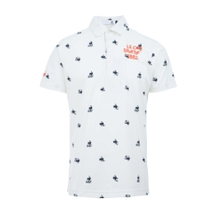 Áo Polo le coq golf Nam LG6SHST3MV-WH00