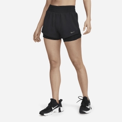 Quần short Nữ Nike ONE Dri-FIT MR 3IN 2N1 SRT DX6013-010