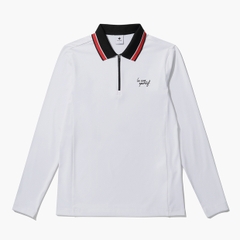 Áo polo le coq sportif golf nam - GO121MTL23-WHTE