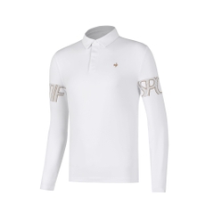 Áo dài tay le coq golf Nam GP321MTL93-WHTE