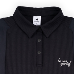 Áo Polo dài tay le coq golf Nữ GP322LTL81-BLCK