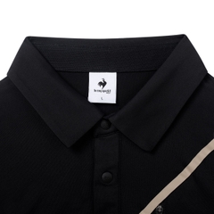 Áo Polo le coq golf Nam GQ121MTS32-BLCK