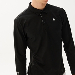 Áo Polo dài tay le coq golf Nam GR121MTL11-BLCK