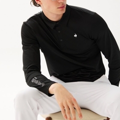Áo Polo dài tay le coq golf Nam GR121MTL11-BLCK