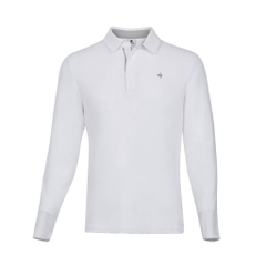 Áo Polo dài tay le coq golf Nam GR121MTL11-WHTE