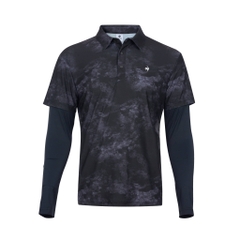 Áo Polo dài tay le coq golf Nam GR221MTL41-BLCK