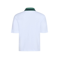 Áo Polo le coq golf Nữ GR222LTS41-WHTE