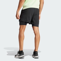 Quần short tập luyện adidas Gym 2 trong 1 Nam - IR8597