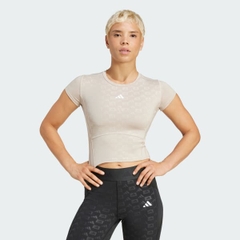 Áo T-shirt tập luyện adidas Hyperglam Nữ - IX3203
