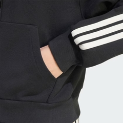 Áo hoodie adidas Kit 3 gạch khoá kéo Nữ - KV9876