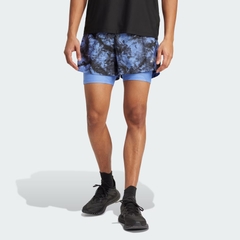 Quần short chạy bộ adidas Own The Run Spray Dye 2 trong 1 Nam - JL8721
