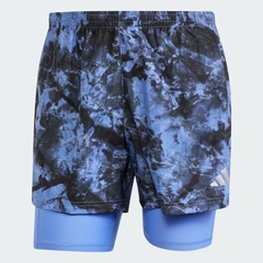 Quần short chạy bộ adidas Own The Run Spray Dye 2 trong 1 Nam - JL8721
