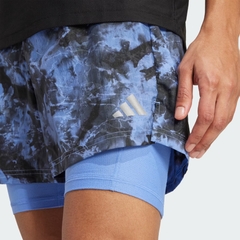 Quần short chạy bộ adidas Own The Run Spray Dye 2 trong 1 Nam - JL8721