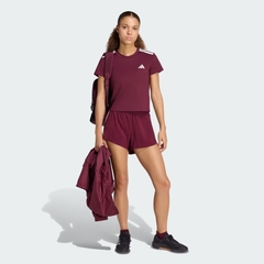 Áo T-shirt tập luyện adidas Hyperglam 3 sọc Nữ - KQ5782