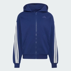 Áo hoodie adidas Kit 3 sọc khoá kéo Nam - KW2392