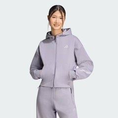 Áo hoodie adidas Z.N.E. dáng lửng Nữ - KF6396