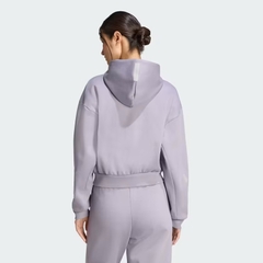 Áo hoodie adidas Z.N.E. dáng lửng Nữ - KF6396