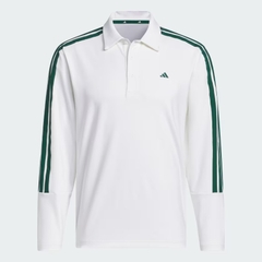 Áo Polo dài tay golf adidas 3 gạch Nam - KG7096