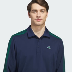 Áo Polo dài tay golf adidas 3 gạch Nam - KG9984