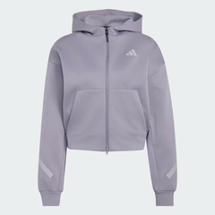 Áo hoodie adidas Z.N.E. dáng lửng Nữ - KF6396