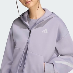 Áo hoodie adidas Z.N.E. dáng lửng Nữ - KF6396