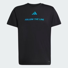 Áo T-shirt chạy bộ adidas Follow The Line Unitefit Unisex - JX3181