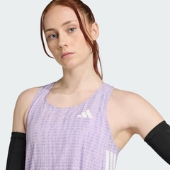 Áo ba lỗ chạy bộ adidas Adizero Nữ - JV7157