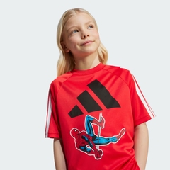 Áo T-shirt trẻ em adidas Marvel Spider-Man Unisex - JM0832