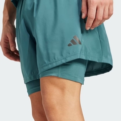 Quần short chạy bộ adidas CLIMACOOL Own the Run 2 trong 1 Nam - JW9701