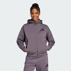 Áo hoodie adidas Z.N.E. khoá kéo Nữ - JD5985