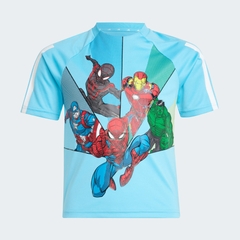 Áo T-shirt trẻ em adidas Marvel Spider-Man Unisex - JD4556