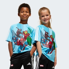 Áo T-shirt trẻ em adidas Marvel Spider-Man Unisex - JD4556