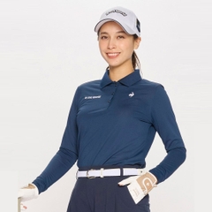 Áo Polo dài tay le coq golf Nữ LG5SLS01LV-NV00