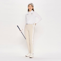 Áo Polo dài tay le coq golf Nữ LG5SLS01LV-WH00