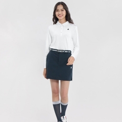 Áo Polo dài tay le coq golf Nữ LG6SLS01LV-WH00