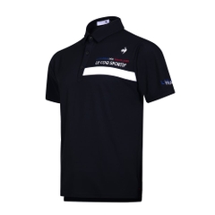 Áo Polo Nam le coq golf LG4FHS02MV-BK00