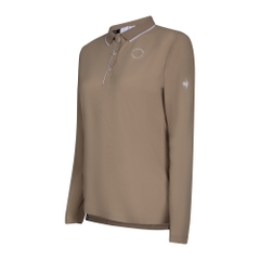 Áo Polo dài tay le coq golf Nữ LG4FLS00LV-BG00