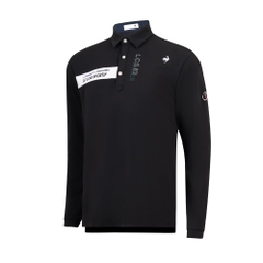 Áo Polo dài tay le coq golf Nam  - LG4FLS00MV-BK00